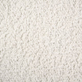 Dorset Fabric Upholstered Round Track Arm Loveseat White