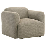 Dorset 3-piece Upholstered Round Track Arm Sofa Set Brown