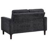 Bowen II 3-piece Upholstered Track Arm Sofa Set Steel Grey