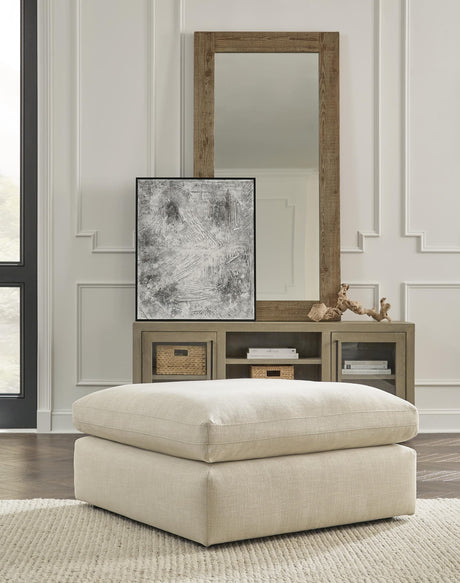 Elyza Linen 5-Piece Sectional with Ottoman — product image 8