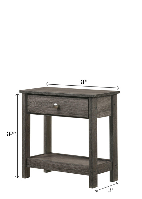 Skyler Gray Modern Sleek Contemporary Wood King Platform Bed - Ella Furniture