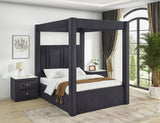 Jayla Black King Canopy Bed from Ella Furniture