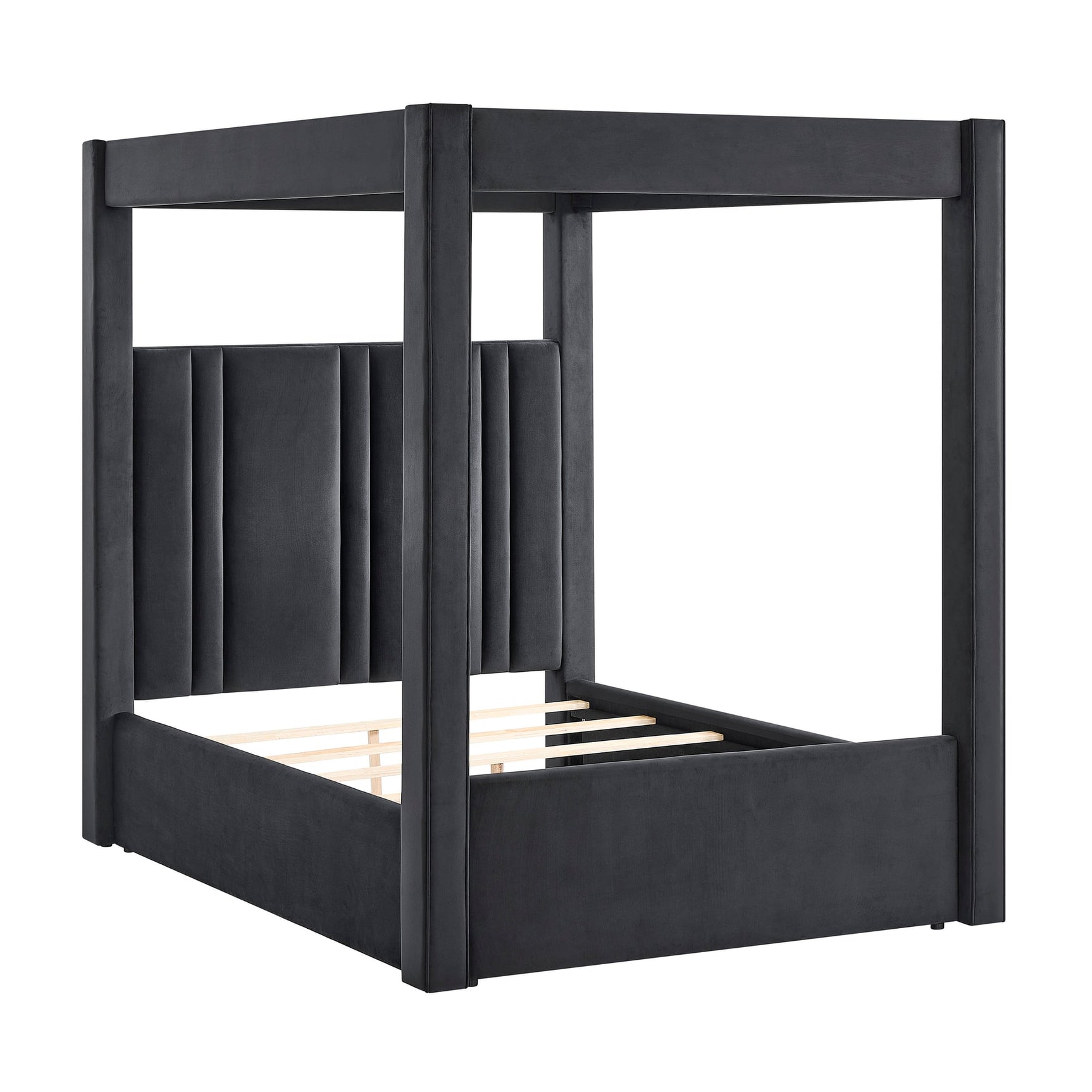 Jayla Black King Canopy Bed view 3