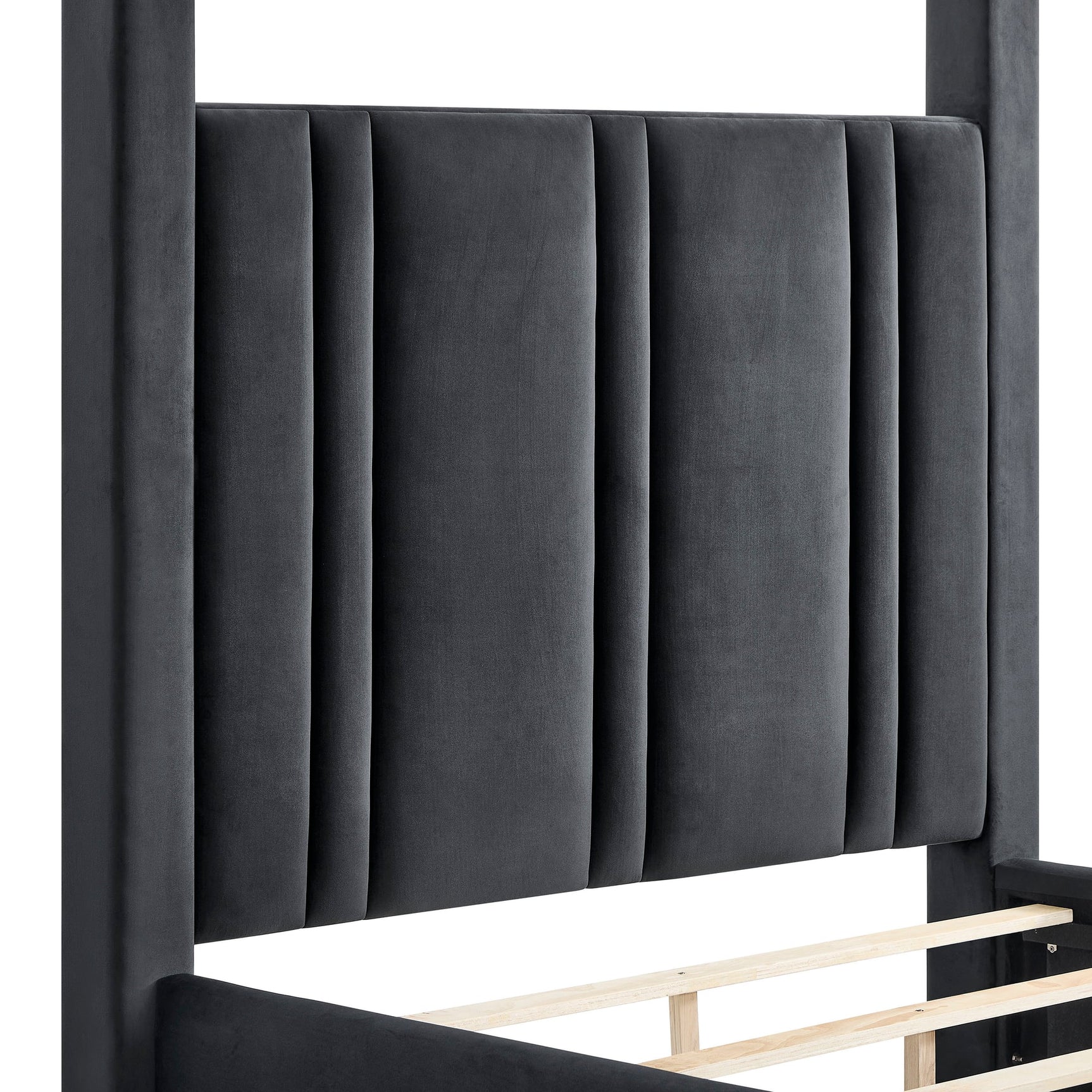 Jayla Black King Canopy Bed view 4