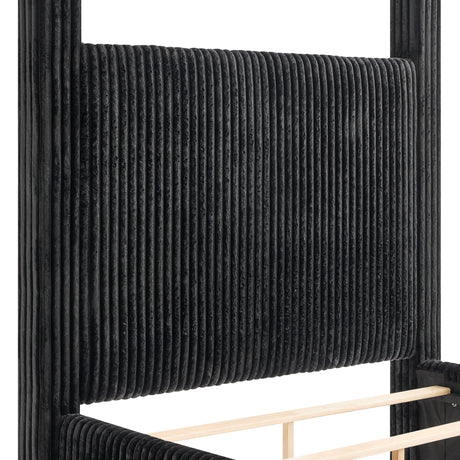 Carla Black King Canopy Bed view 4