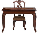 Fairfax Brown Transitional Wood Home Office Desk & Chair Set - Ella Furniture