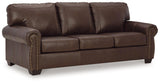 Colleton Dark Brown Leather Sofa - Ella Furniture