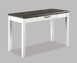 Dakota Chalk/Brown Modern Transitonal Wood Rectangular Desk & Chair - Ella Furniture