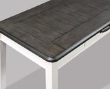 Dakota Chalk/Brown Modern Transitonal Wood Rectangular Desk & Chair - Ella Furniture