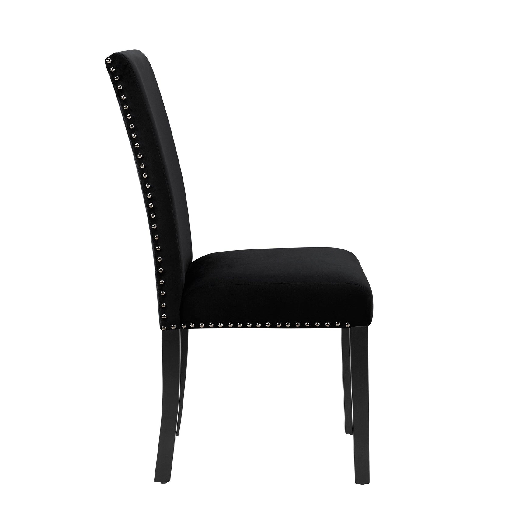 Lennon Black/White Velvet Modern Contemporary Wood And Veneers Desk & Chair Set - Ella Furniture
