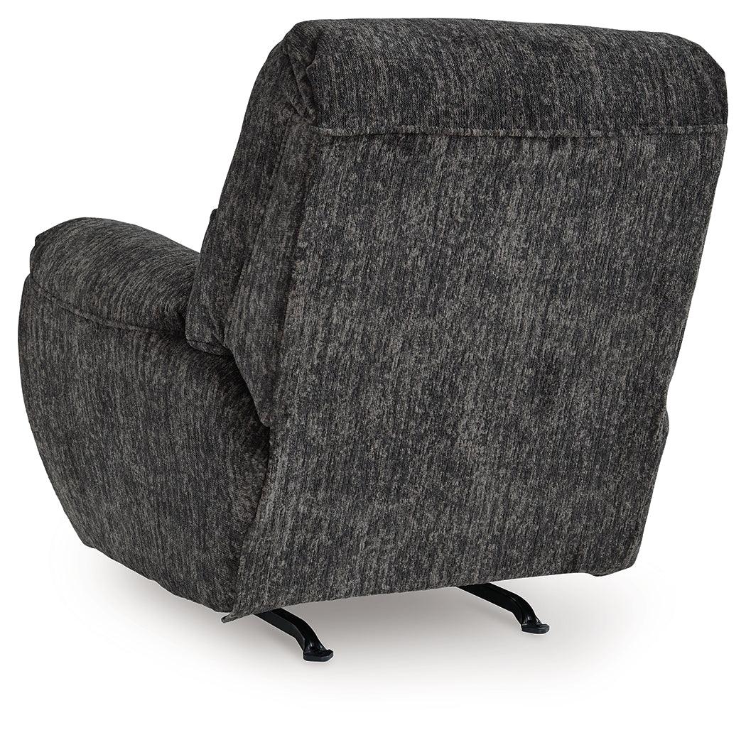 Stayfish Gunmetal Chenille,Velvet Recliner
