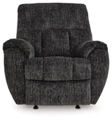 Stayfish Gunmetal Chenille,Velvet Recliner