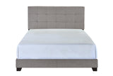 Florence Gray Fabric Wood Full Upholstered Tufted Bed - Ella Furniture