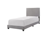 Erin Grey Modern Contemporary Plywood Fabric Upholstered Panel Complete Queen Bed - Ella Furniture