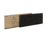 Erin Black Pu Faux Leather Wood Twin Upholstered Bed - Ella Furniture