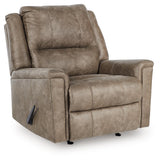 Lixtowel Fog Faux Leather Recliner