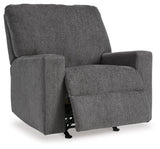 Rannis Pewter Chenille Recliner