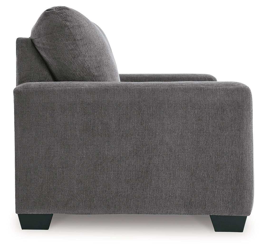 Rannis Pewter Chenille Twin Sofa Sleeper