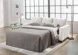 Rannis Snow Chenille Queen Sofa Sleeper - Ella Furniture