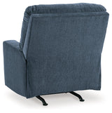 Rannis Navy Chenille Recliner