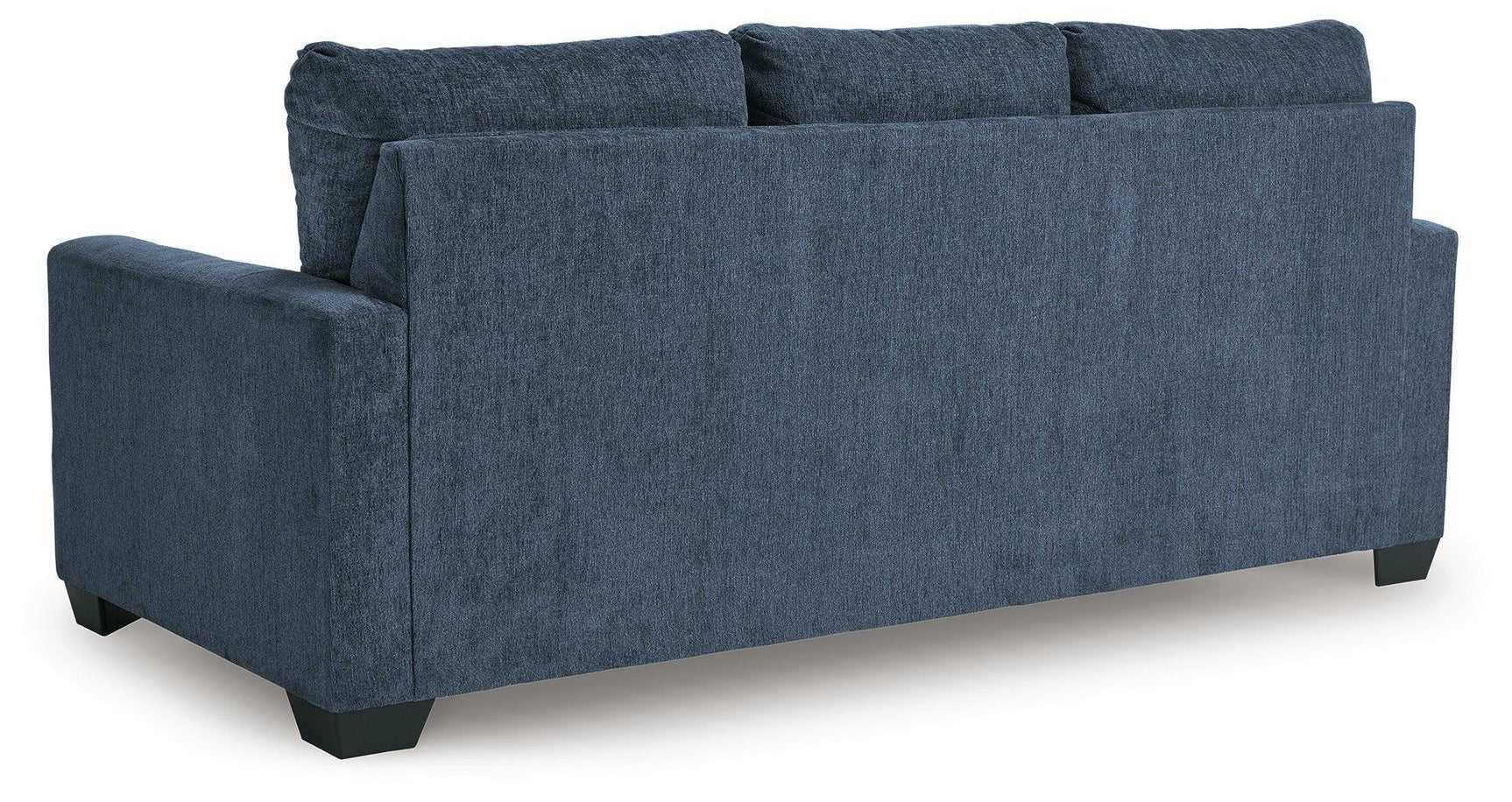 Rannis Navy Chenille Queen Sofa Sleeper