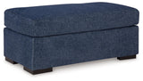 Evansley Navy Nuvella® Ottoman