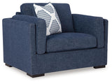 Evansley Navy Nuvella® Oversized Chair