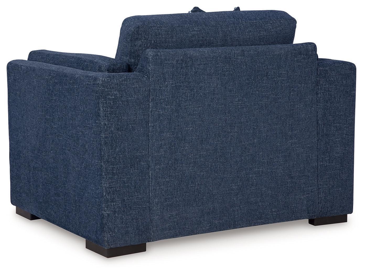 Evansley Navy Nuvella® Oversized Chair