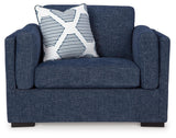 Evansley Navy Nuvella® Oversized Chair