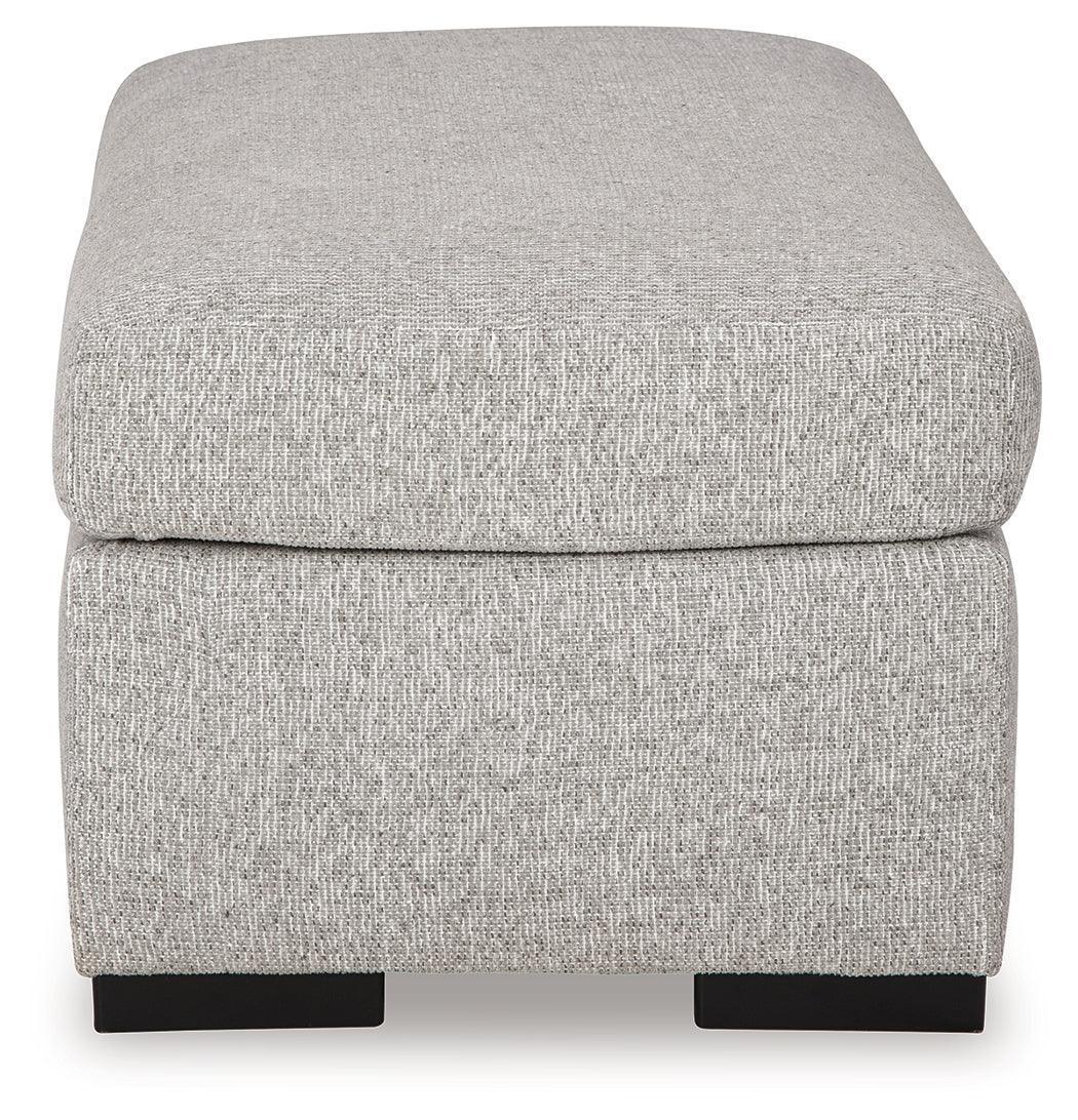 Evansley Pewter Nuvella® Ottoman