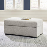 Evansley Pewter Nuvella® Ottoman