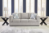 Evansley Pewter Sofa, Loveseat, Chair and Ottoman