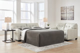 Belziani Coconut Leather Full Sofa Sleeper