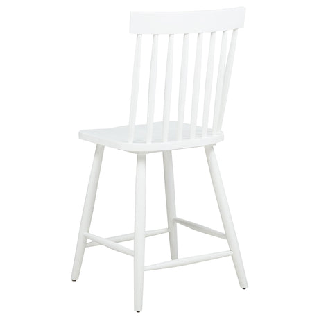 Andrews 5-Piece Round Counter Dining Set in Light Ash and White — product image 8