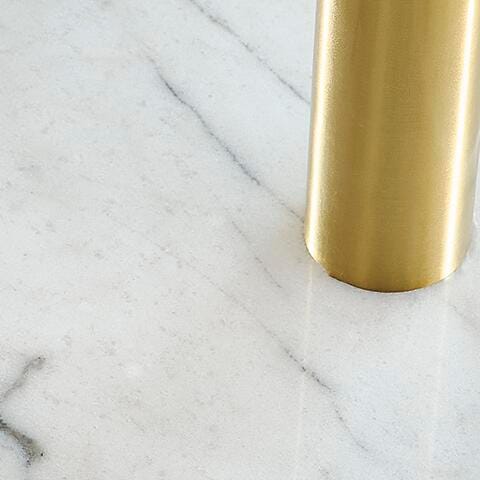 Valo Gold Finish Arc Lamp — upholstery swatch