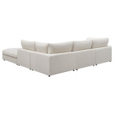 Serene 5-Piece Upholstered Modular Sectional Sofa Beige