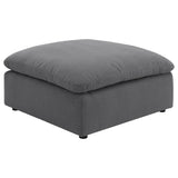 Hobson 4-piece Upholstered Modular Sectional Sofa Charcoal