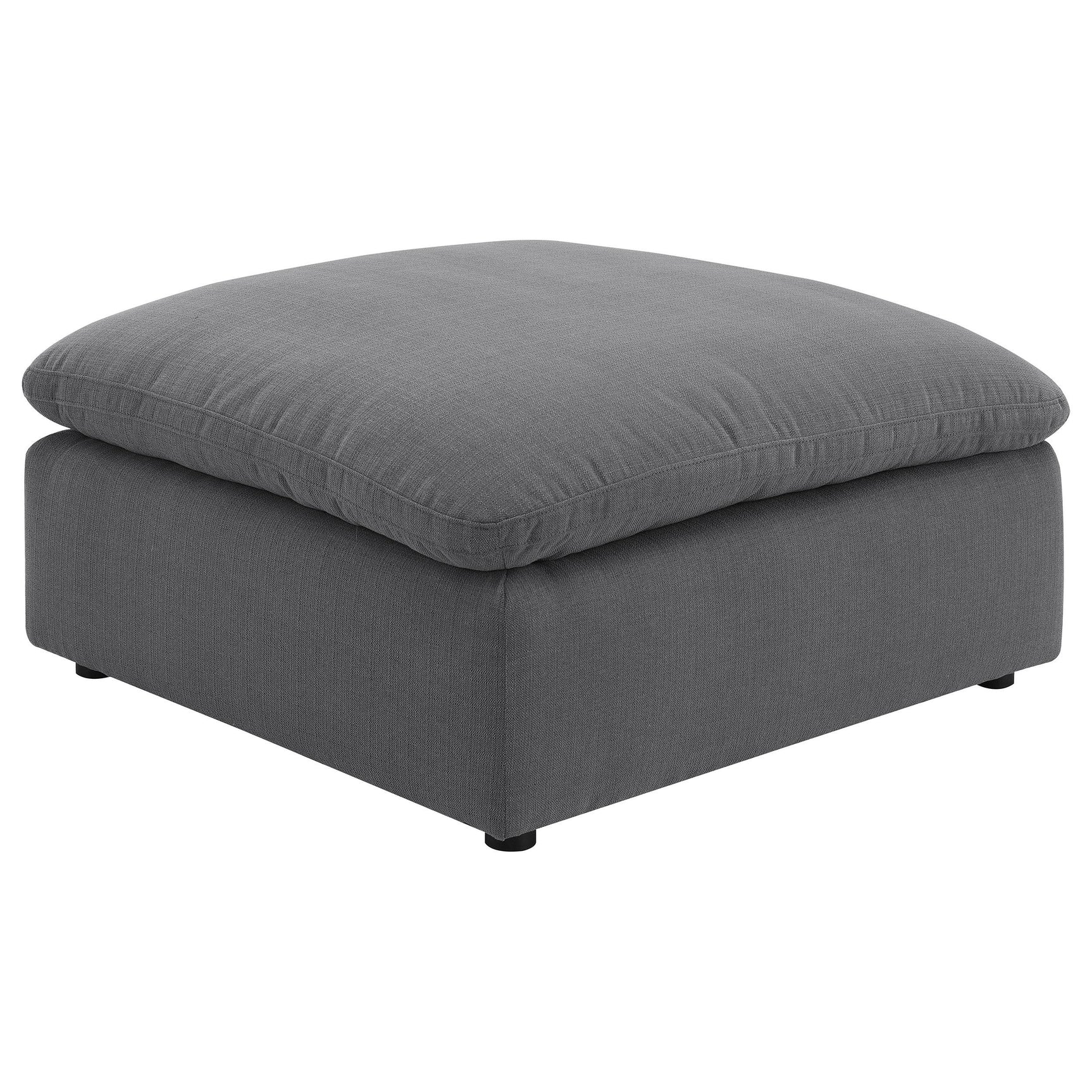 Hobson 4-piece Upholstered Modular Sectional Sofa Charcoal
