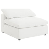 Raleigh 5-Piece Boucle Upholstered Modular Sectional Ivory