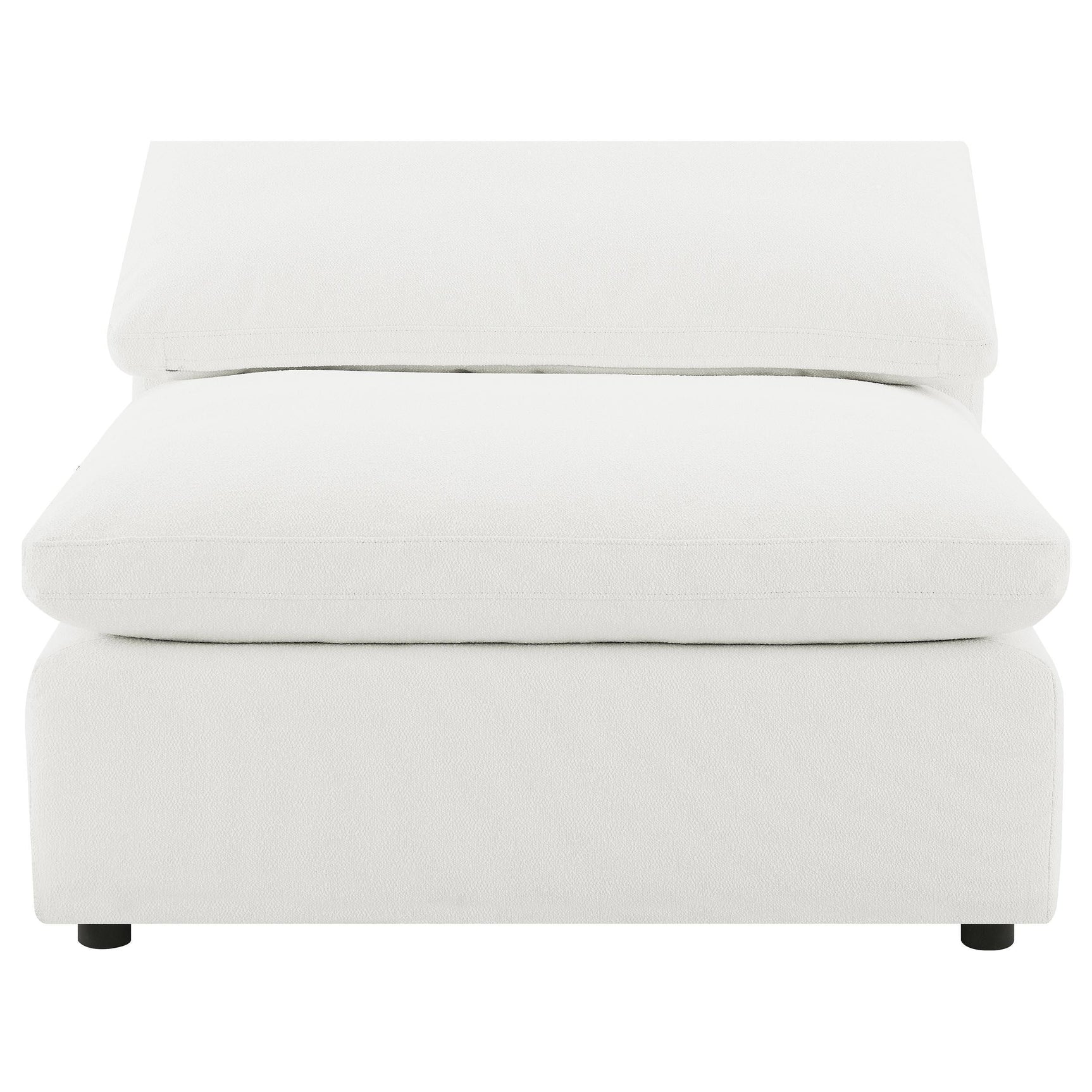 Raleigh 5-Piece Boucle Upholstered Modular Sectional Ivory