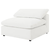 Raleigh 5-Piece Boucle Upholstered Modular Sectional Ivory