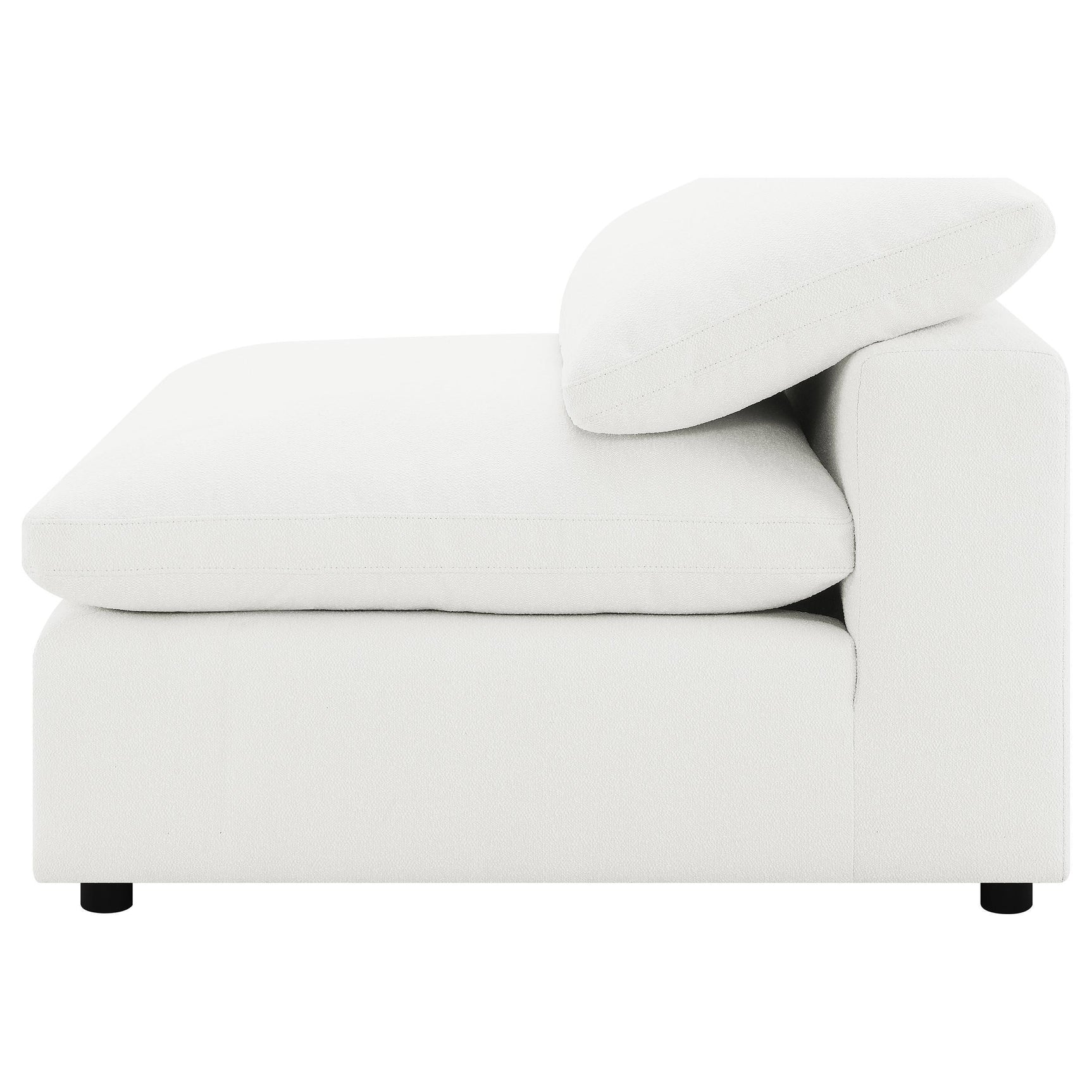 Raleigh 5-Piece Boucle Upholstered Modular Sectional Ivory