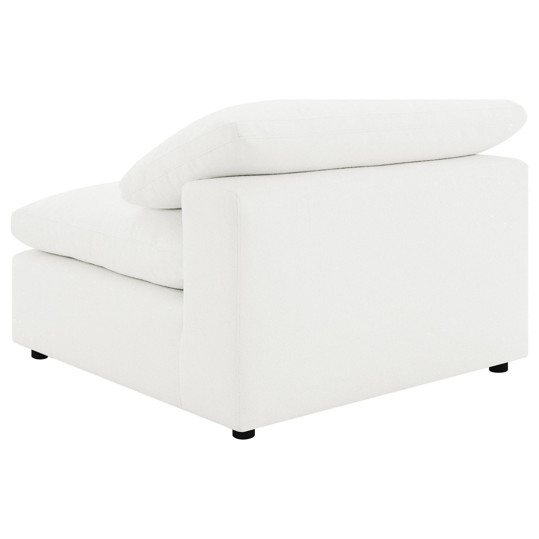 Raleigh 5-Piece Boucle Upholstered Modular Sectional Ivory