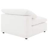 Raleigh 5-Piece Boucle Upholstered Modular Sectional Ivory