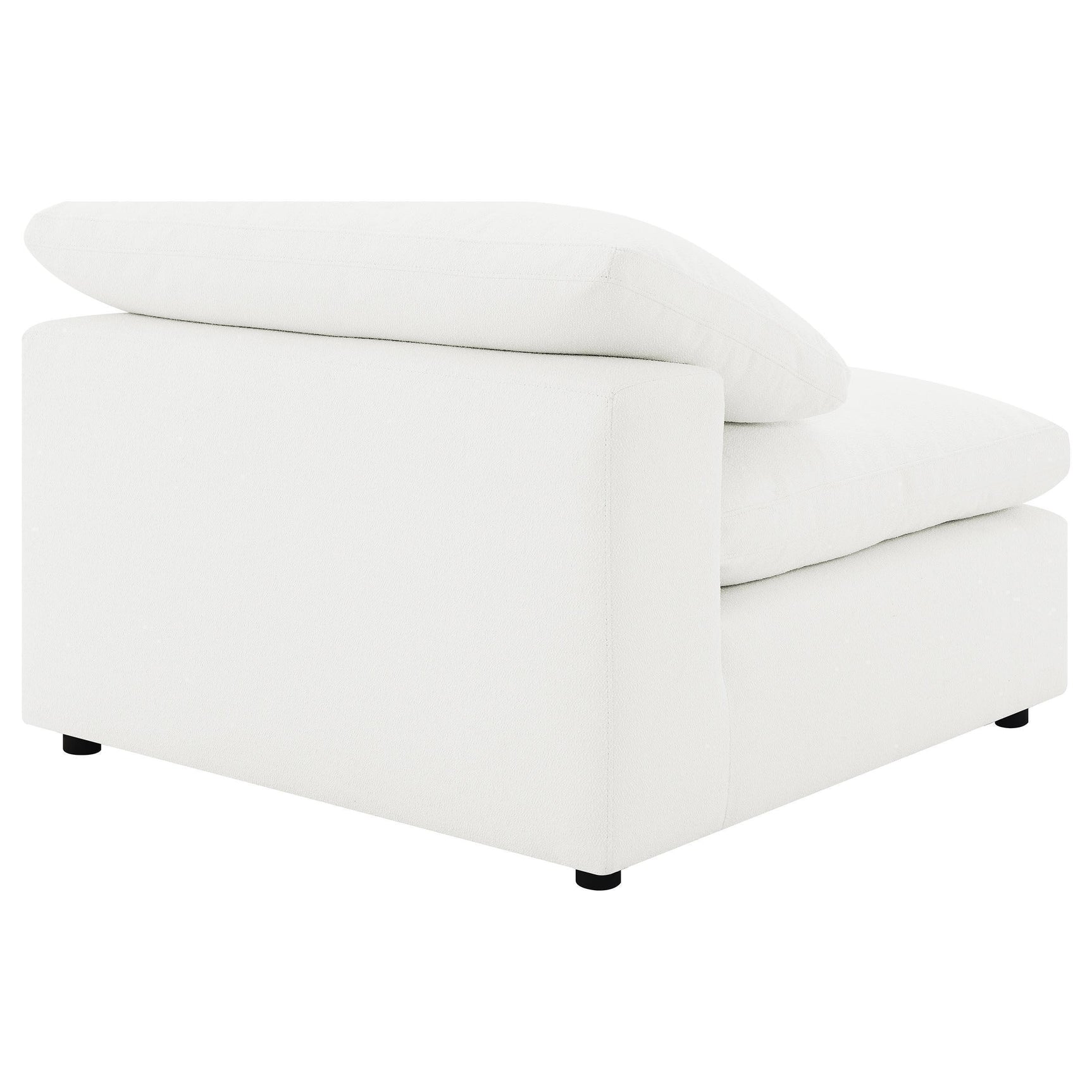 Raleigh 5-Piece Boucle Upholstered Modular Sectional Ivory