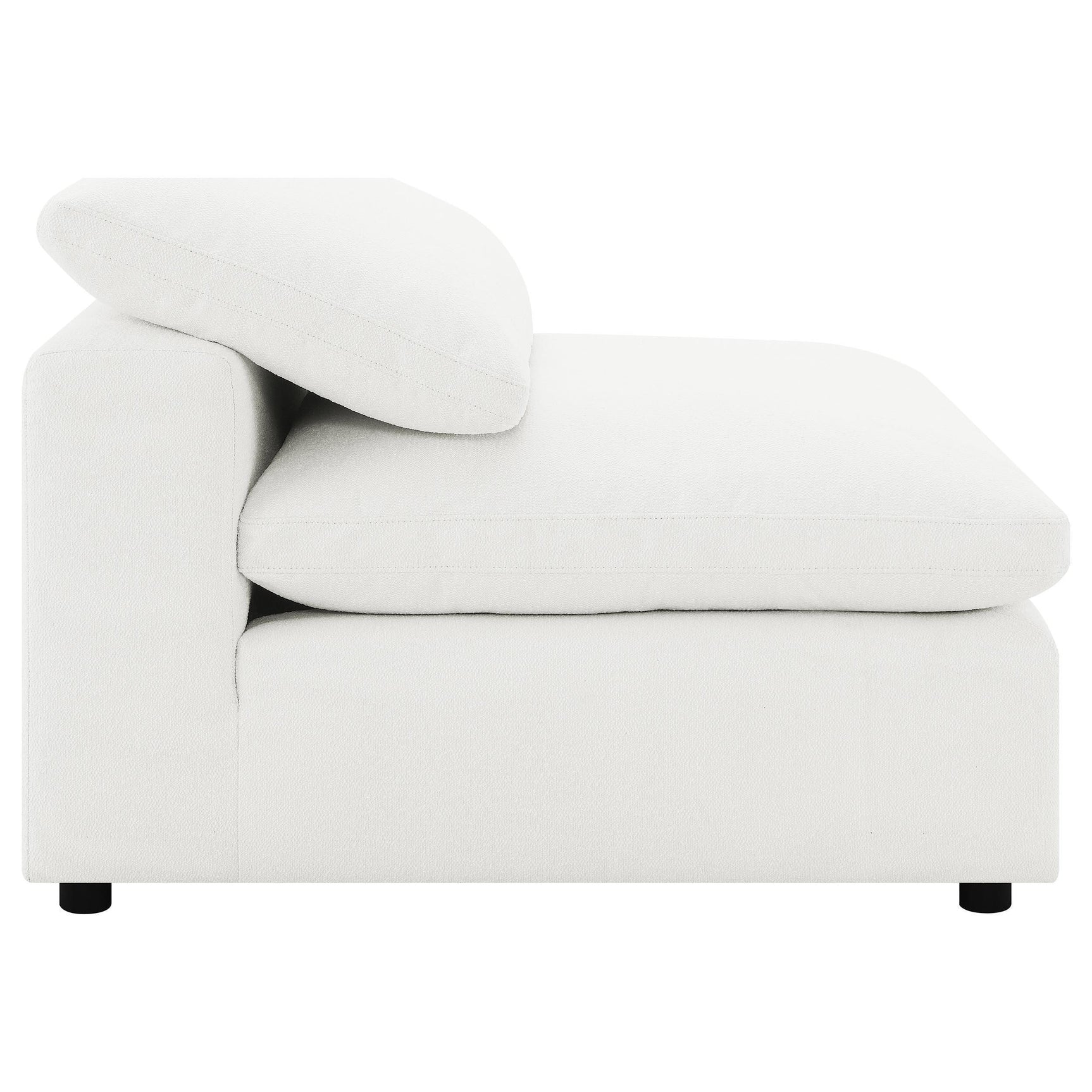 Raleigh 5-Piece Boucle Upholstered Modular Sectional Ivory