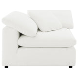 Raleigh 5-Piece Boucle Upholstered Modular Sectional Ivory