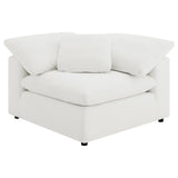 Raleigh 5-Piece Boucle Upholstered Modular Sectional Ivory