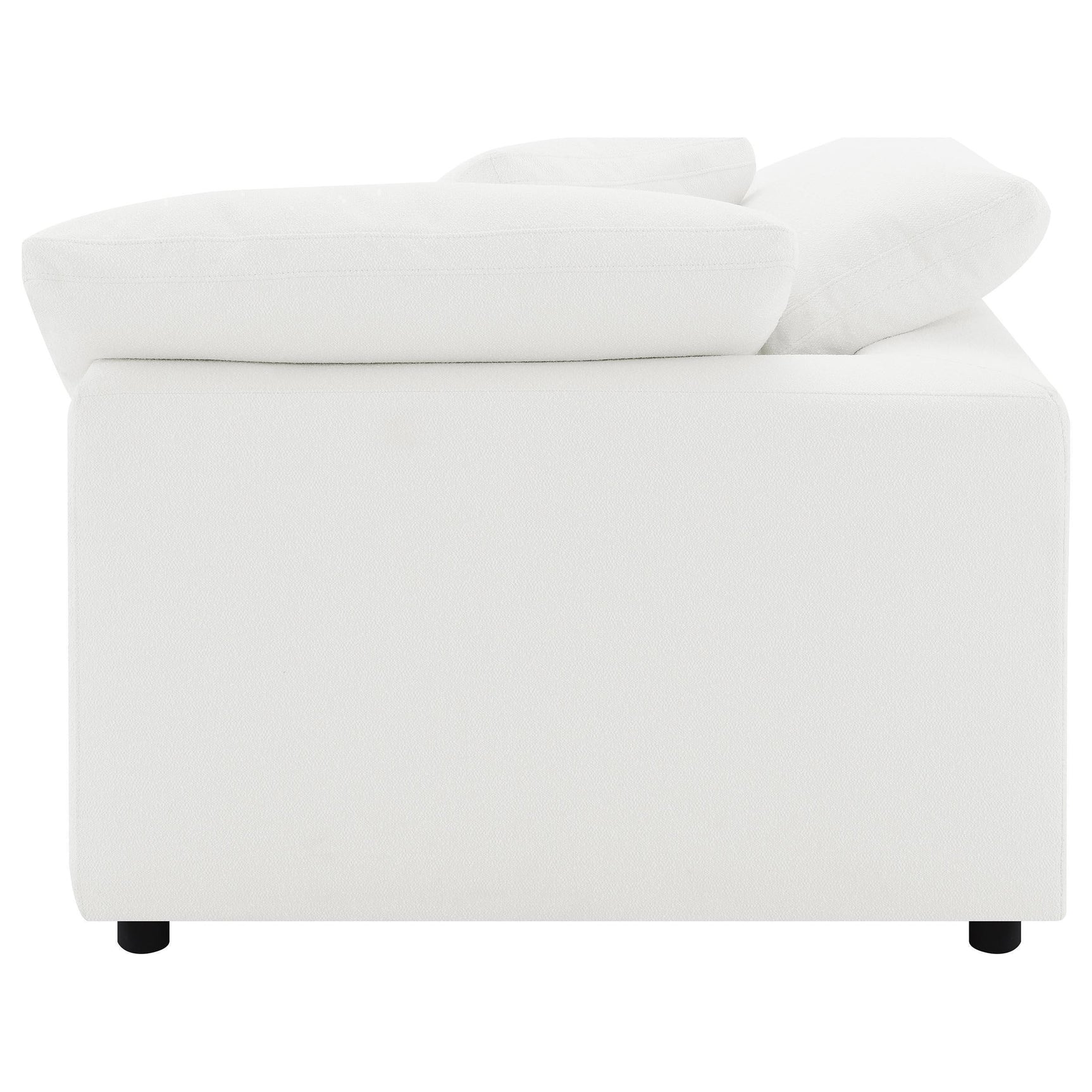 Raleigh 5-Piece Boucle Upholstered Modular Sectional Ivory