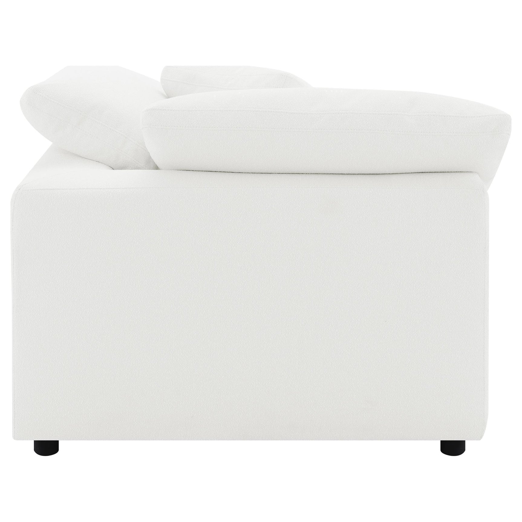 Raleigh 5-Piece Boucle Upholstered Modular Sectional Ivory